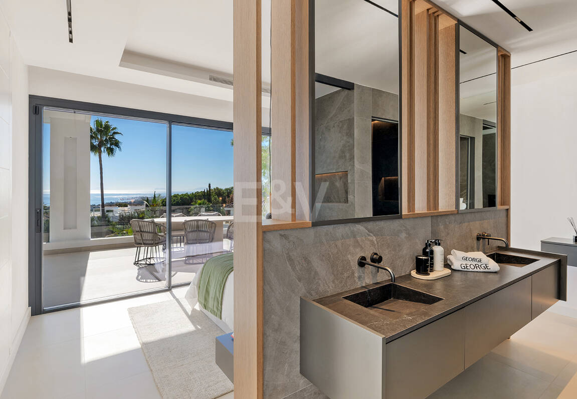 Sierra Blanca Contemporary Villa with Mediterranean Views