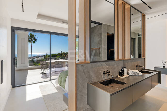 Sierra Blanca Contemporary Villa with Mediterranean Views