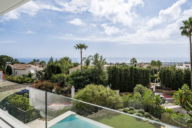 Sierra Blanca Contemporary Villa with Mediterranean Views