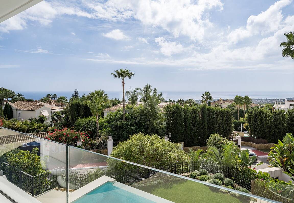 Sierra Blanca Contemporary Villa with Mediterranean Views