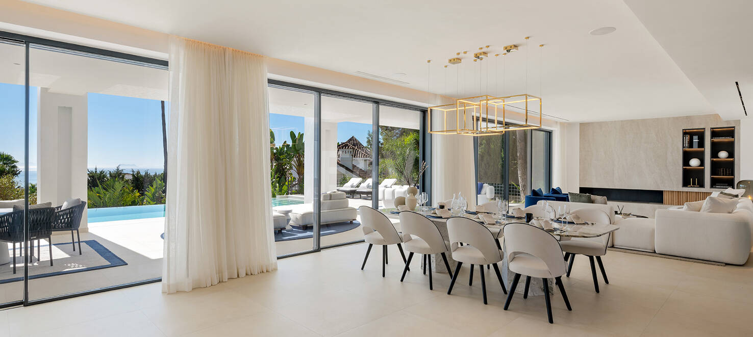 Sierra Blanca villa contemporánea con vistas al mediterráneo
