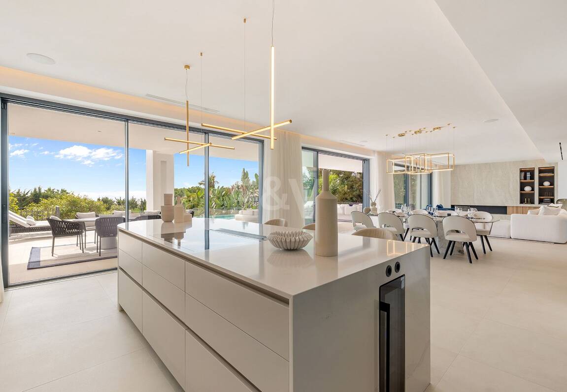 Sierra Blanca Contemporary Villa with Mediterranean Views