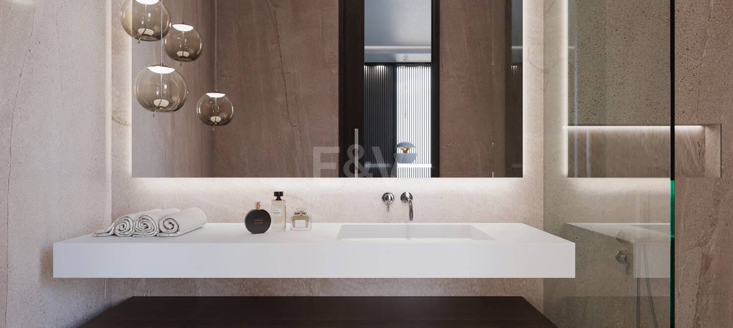 Tropisches Oase mit verborgenem Höhlen-Spa und Wasserfall