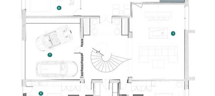 Tropisches Oase mit verborgenem Höhlen-Spa und Wasserfall