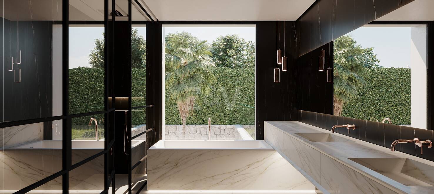 Tropisches Oase mit verborgenem Höhlen-Spa und Wasserfall