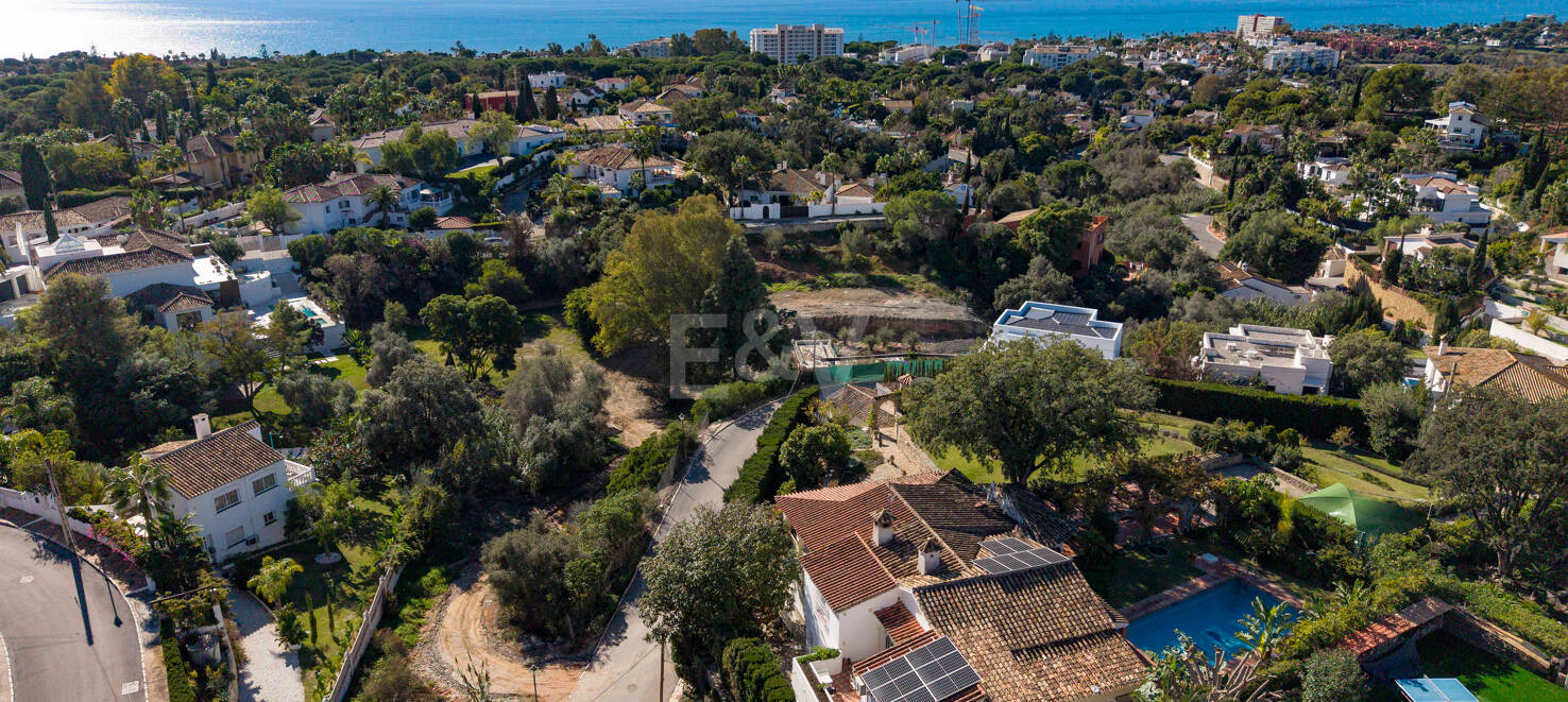 Villa med exceptionell panoramautsikt över havet