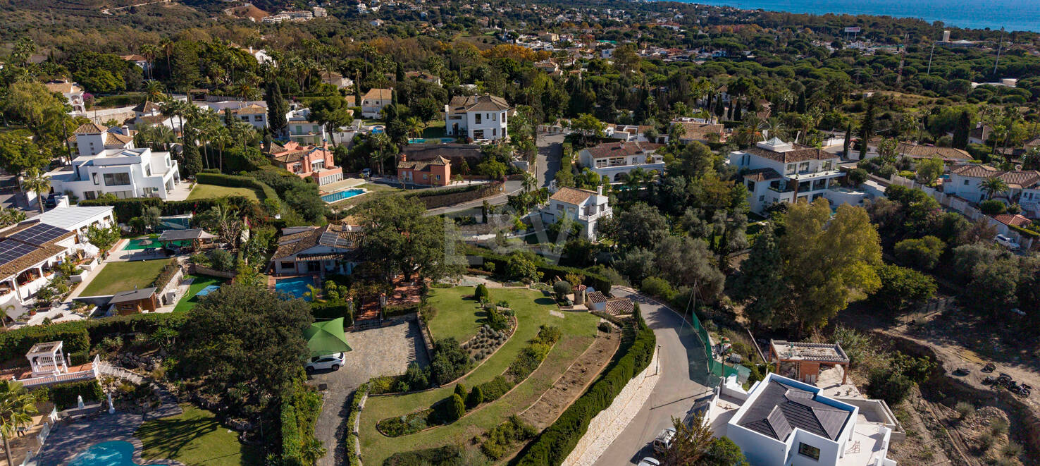 Villa med exceptionell panoramautsikt över havet