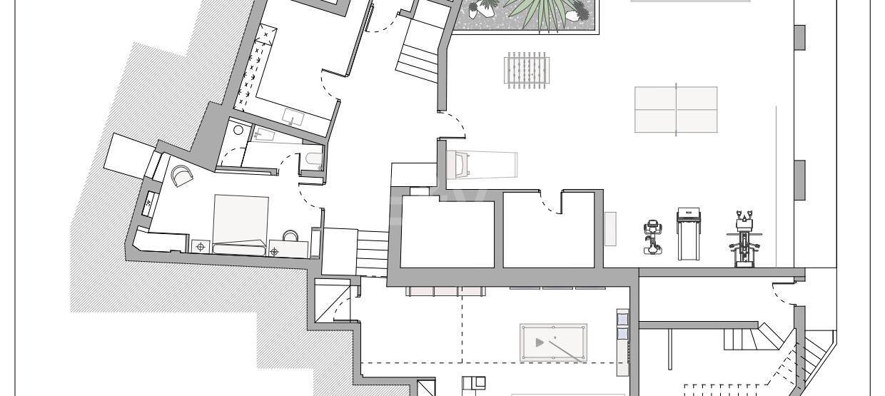 Vivienda Contemporánea Refinada: Diseño, Comodidad y Privacidad Combinados