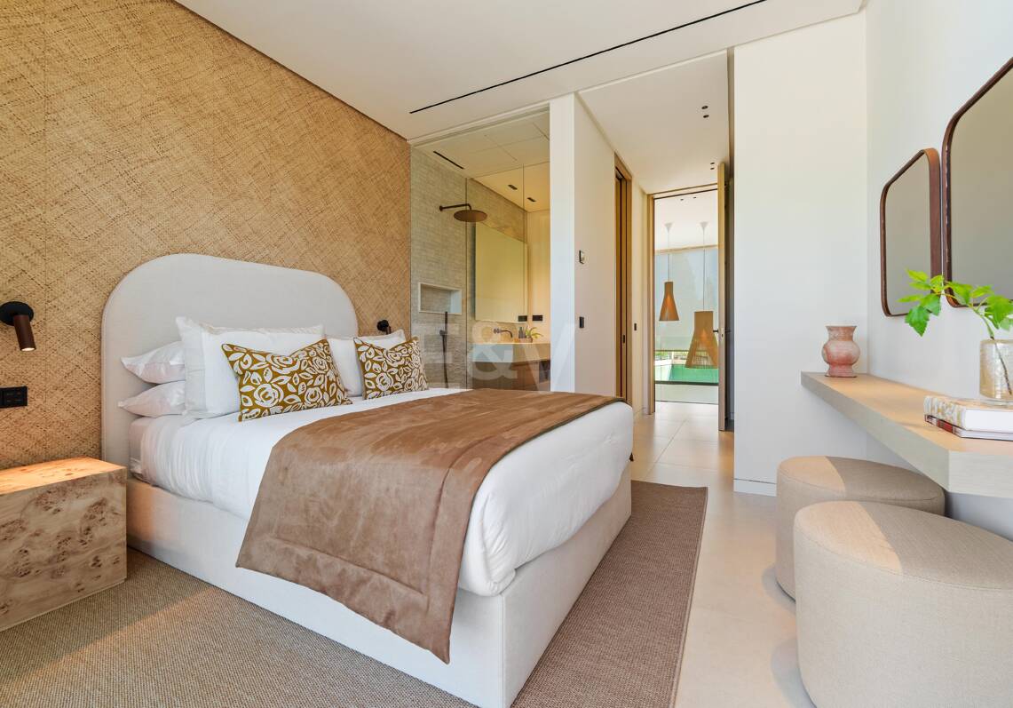 Luksusowa Villa Współczesna ze Spa i Sea- Zobacz tarasy w Lomas de Marbella Club