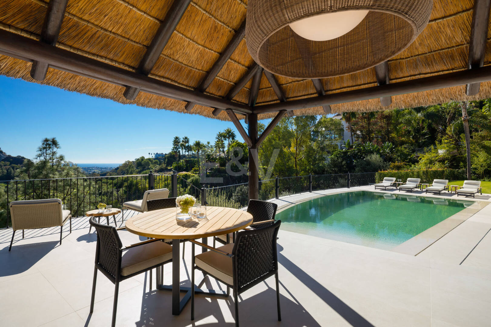 Frontline Golf Luxury with Panoramic Sea, Lake & Mountain Views in Los Arqueros