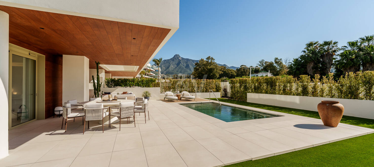 Appartement rez de chaussée à vendre en Marbella Golden Mile, Marbella (Toutes les zones)