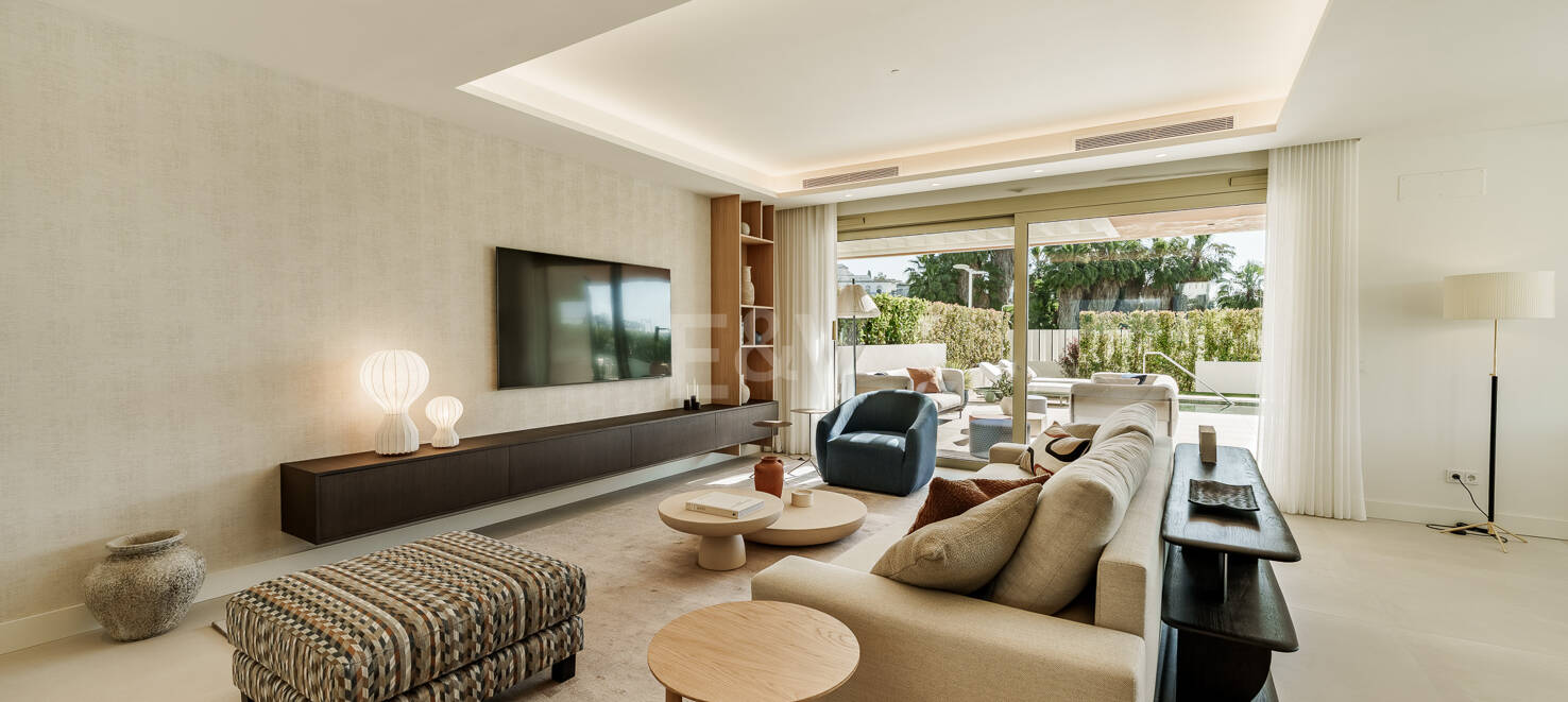 Appartement rez de chaussée à vendre en Marbella Golden Mile, Marbella (Toutes les zones)