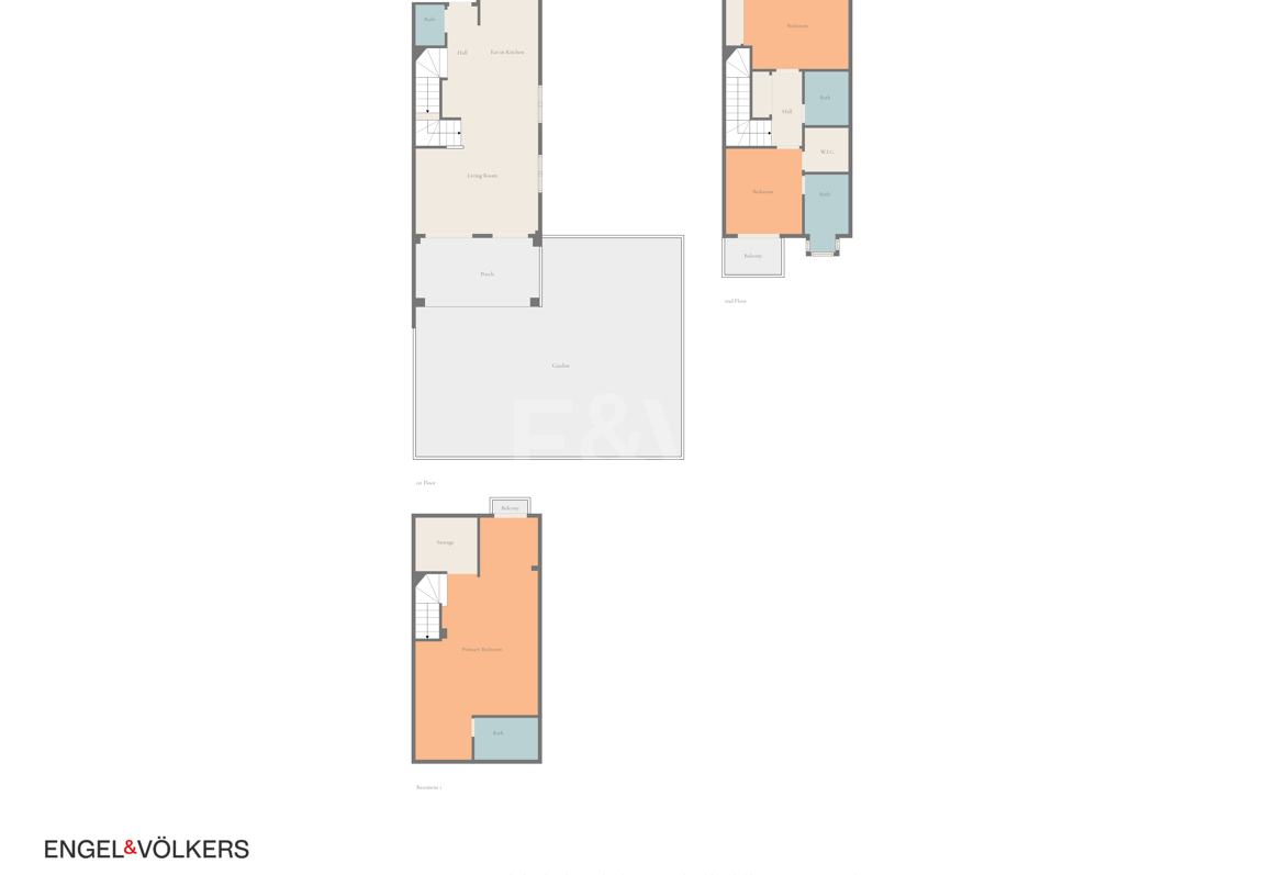 Corner Townhouse with Garden and Independent apartment