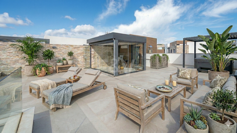 Modernes Penthouse mit Dachterrasse