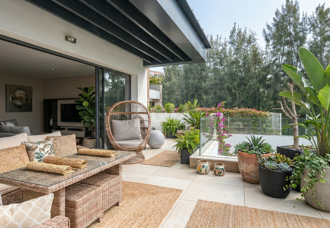 Modernes Penthouse mit Dachterrasse