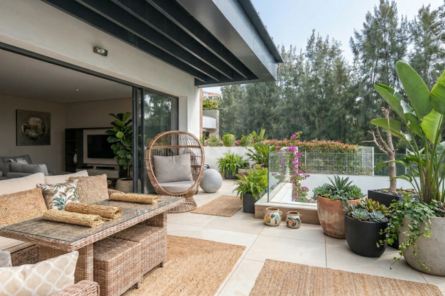 Modernes Penthouse mit Dachterrasse