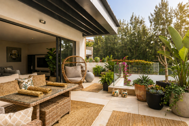 Modernes Penthouse mit Dachterrasse
