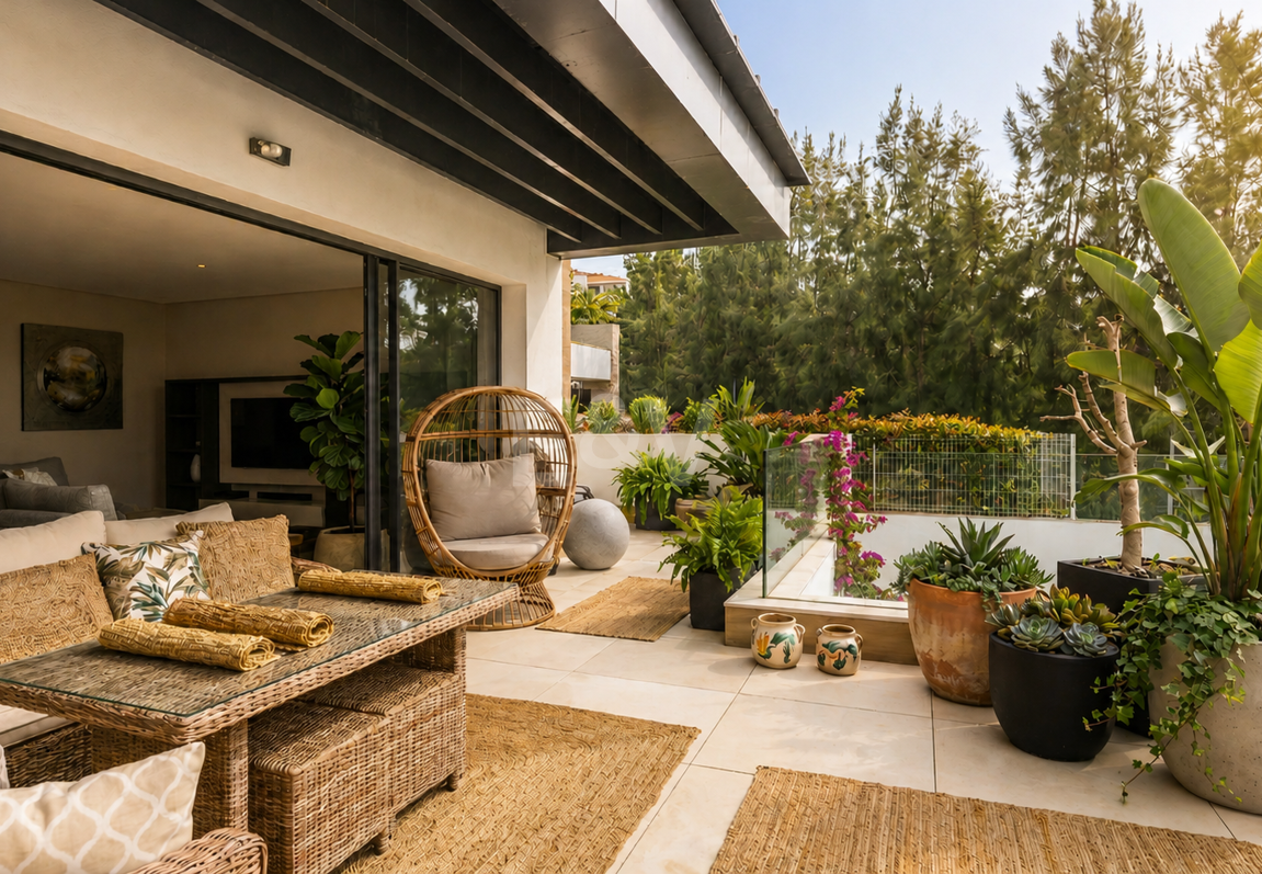 Modernes Penthouse mit Dachterrasse