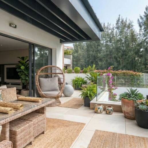 Ático moderno con terraza en la azotea