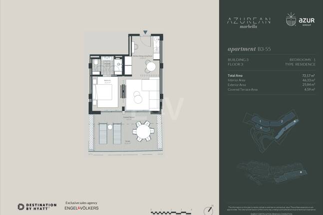 1-Bedroom Residence in Azurean Marbella – Sea Views, Premium Design and Full Destination by Hyatt-Managed Ownership