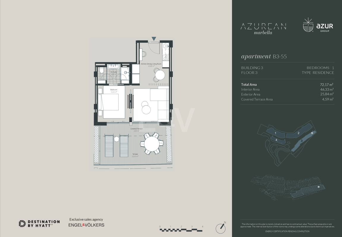 1-Bedroom Residence in Azurean Marbella – Sea Views, Premium Design and Full Destination by Hyatt-Managed Ownership