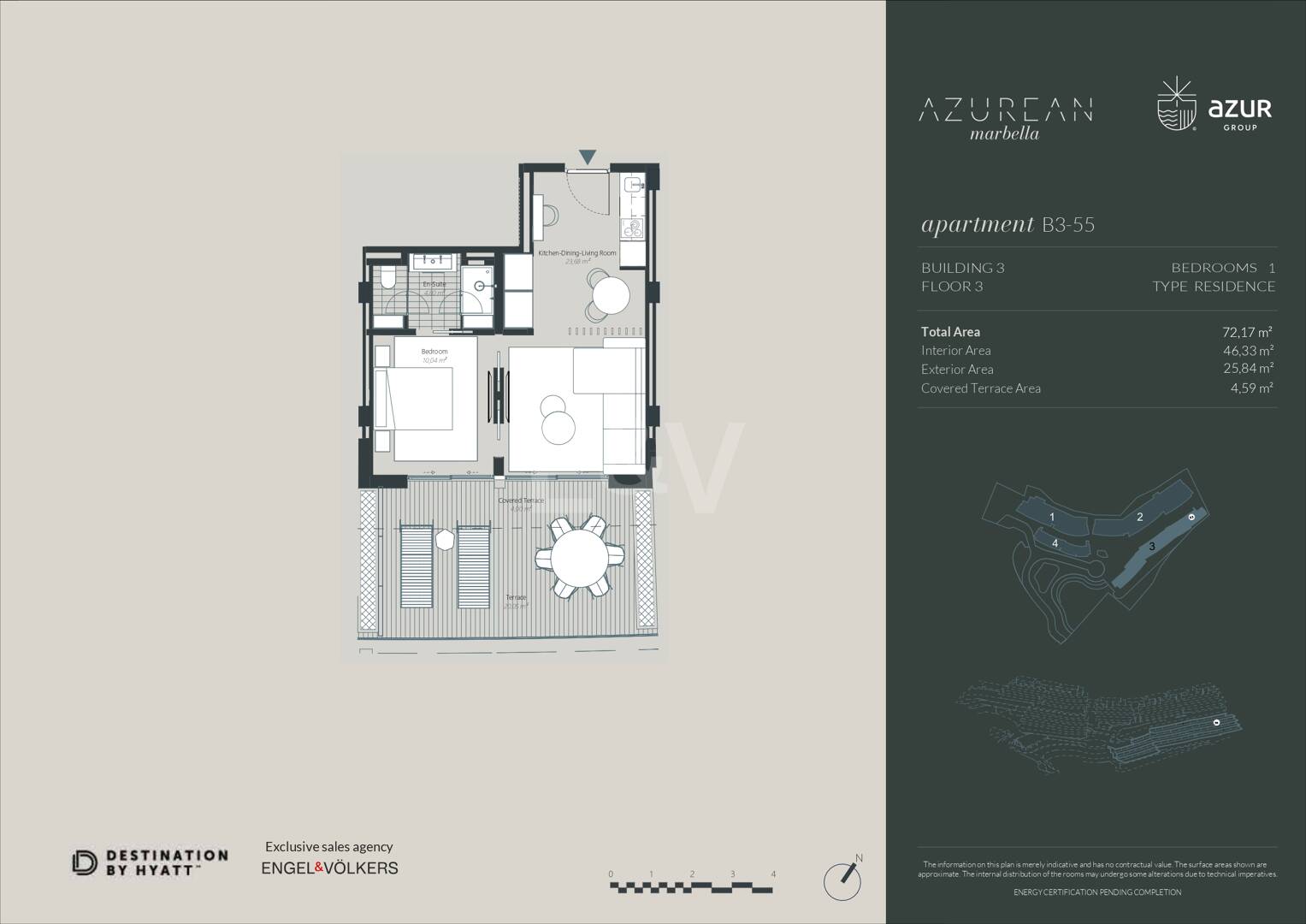1-Bedroom Residence in Azurean Marbella – Sea Views, Premium Design and Full Destination by Hyatt-Managed Ownership