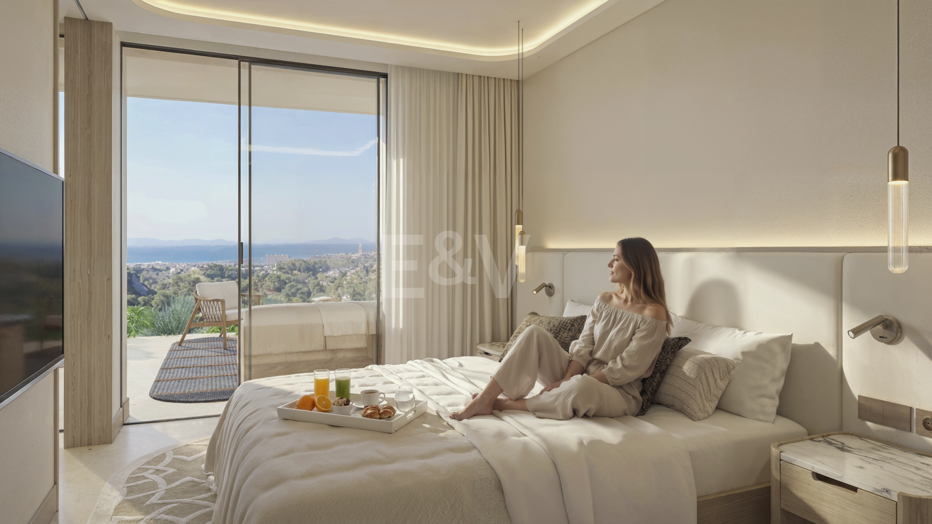1-Zimmer-Wohnung im Azurean Marbella – Meerblick, hochwertiges Design und umfassende Verwaltung durch Destination by Hyatt.
