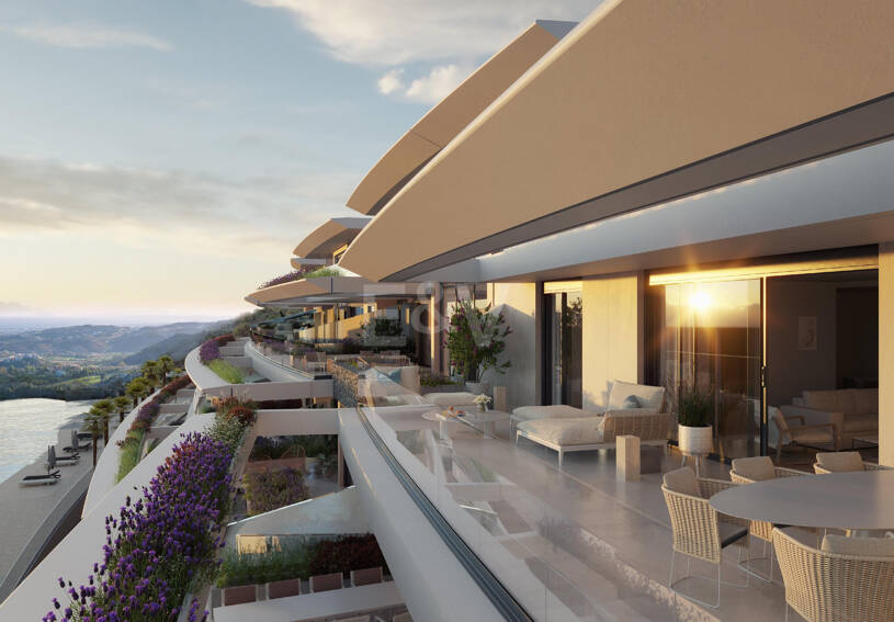 1-Zimmer-Wohnung im Azurean Marbella – Meerblick, hochwertiges Design und umfassende Verwaltung durch Destination by Hyatt.