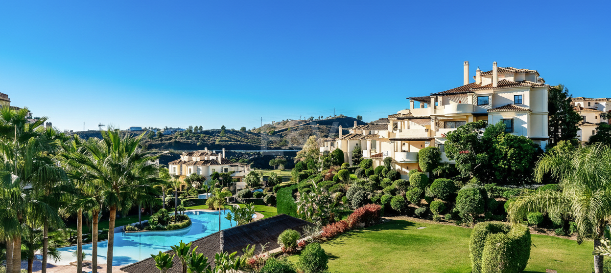 Golfside erhöhtes Erdgeschoss-Apartment mit Bergblick und Resort-ähnlichen Annehmlichkeiten
