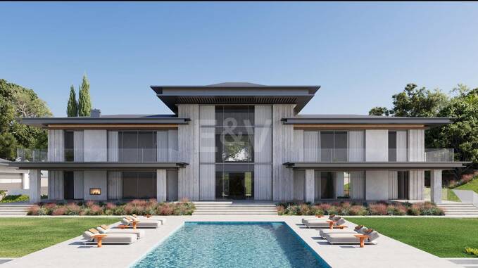 Excelente proyecto de villa con vistas panorámicas al mar