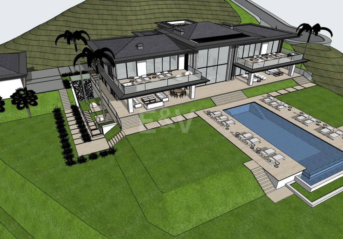 Doskonały projekt Villa z widokiem na morze panoramiczne
