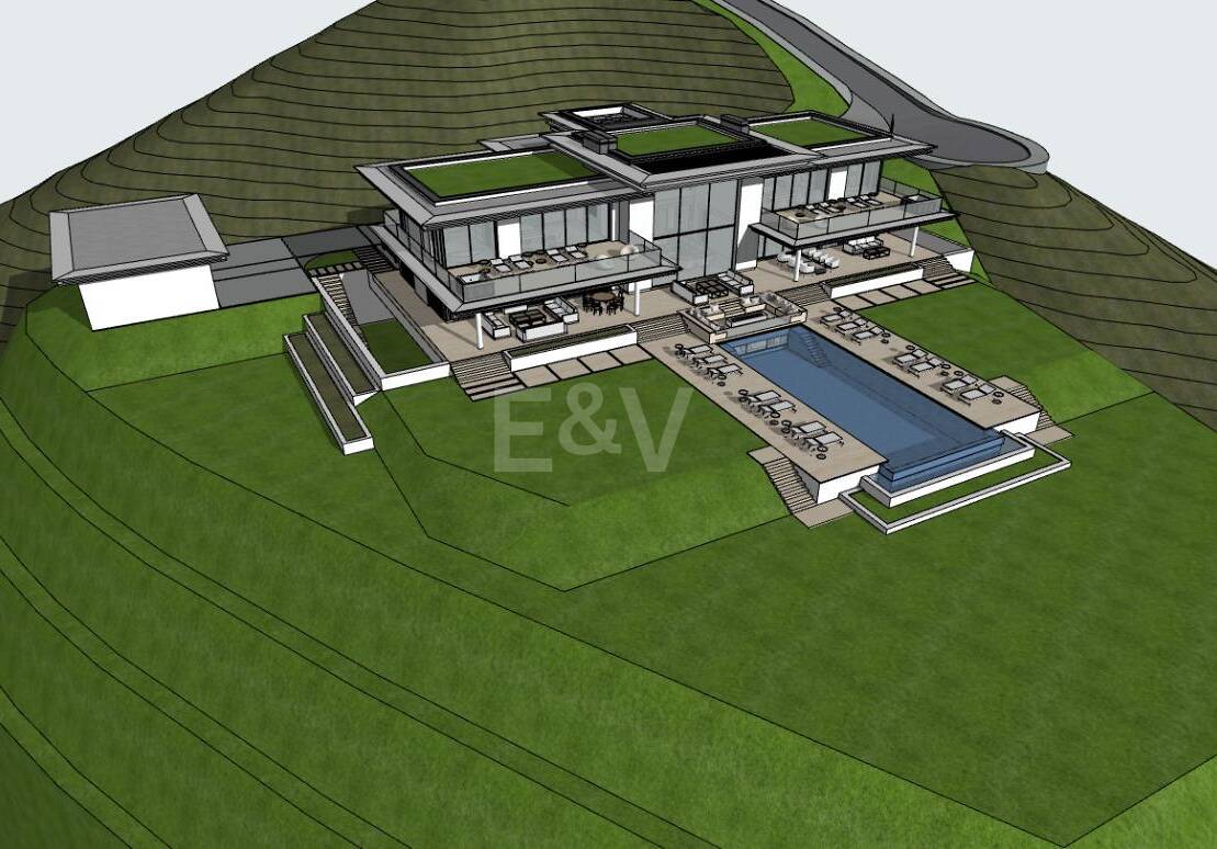 Doskonały projekt Villa z widokiem na morze panoramiczne