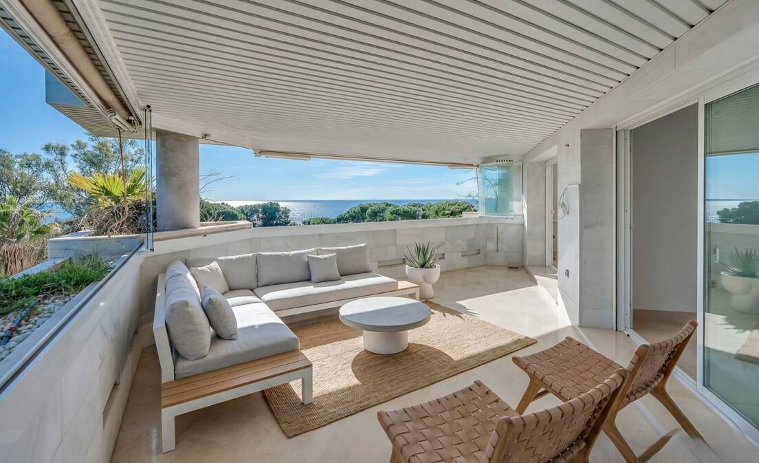 Exclusive Beachside Apartament z widokiem na morze panoramiczne na Golden Mile
