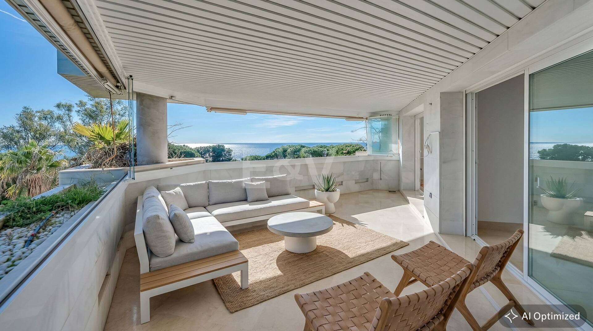 Exclusive Beachside Apartament z widokiem na morze panoramiczne na Golden Mile