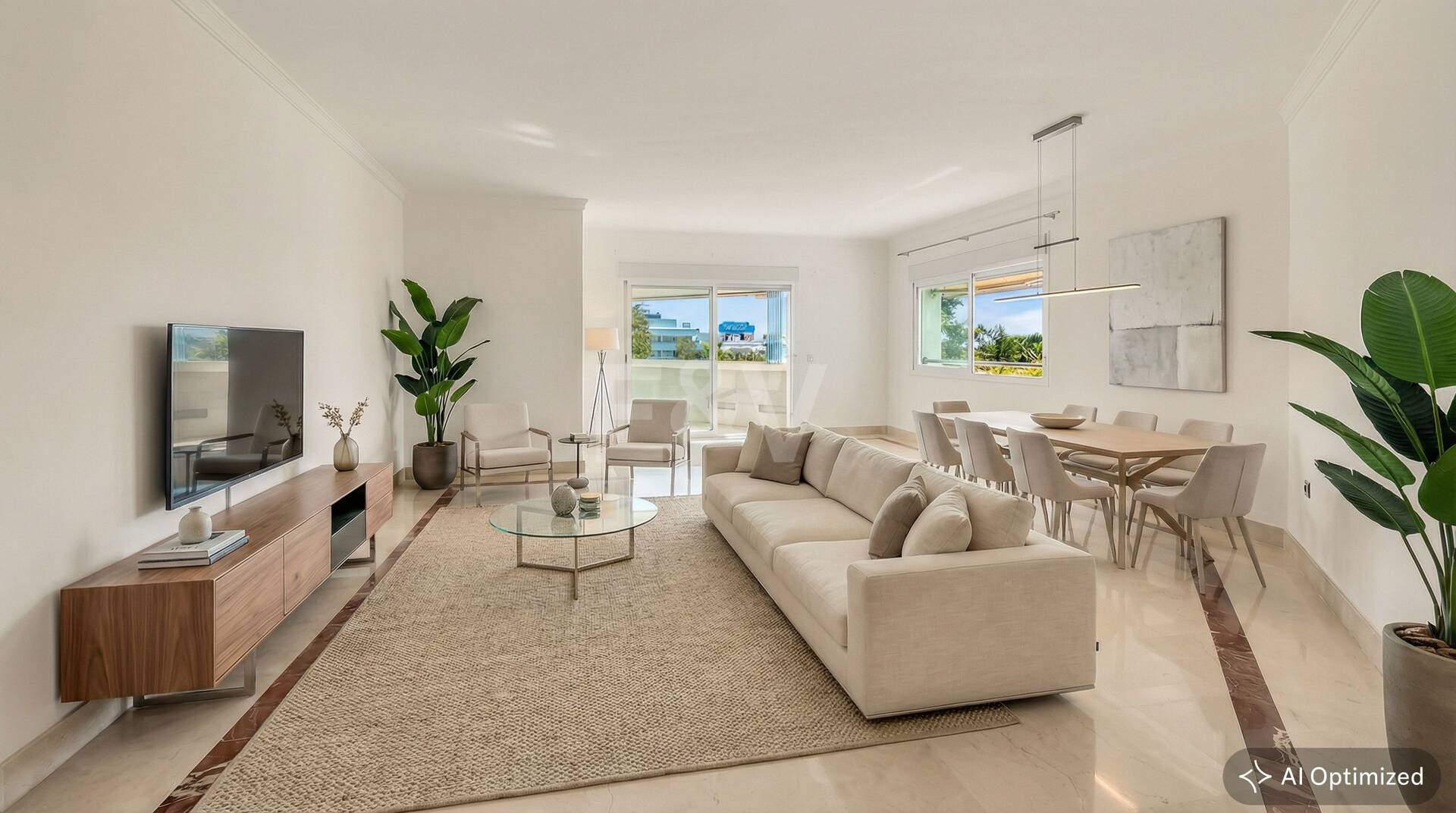 Exclusive Beachside Apartament z widokiem na morze panoramiczne na Golden Mile