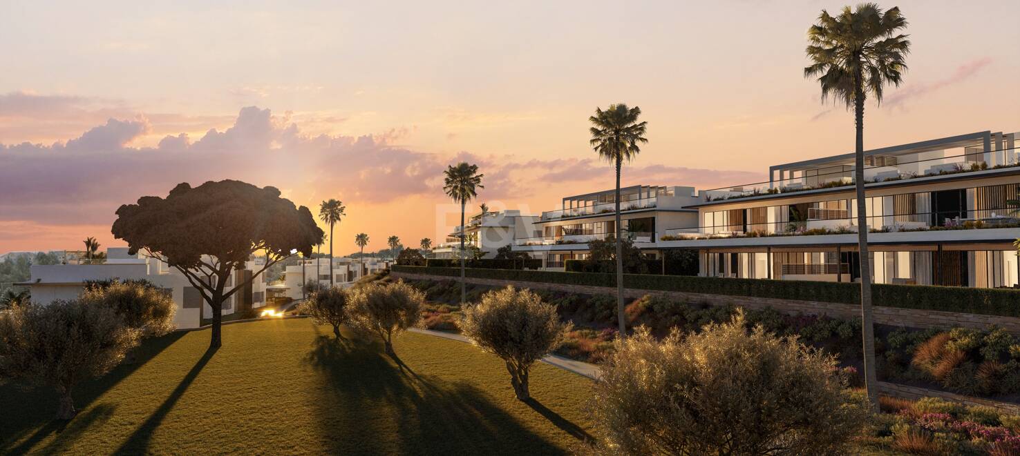 Nouveau Penthouse 3 chambres avec piscine privée et vue unique sur le golf à Santa Clara