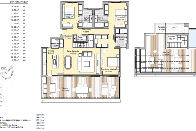 Brand New 3-Bedroom Penthouse with Private Pool and Unique Golf Views in Santa Clara