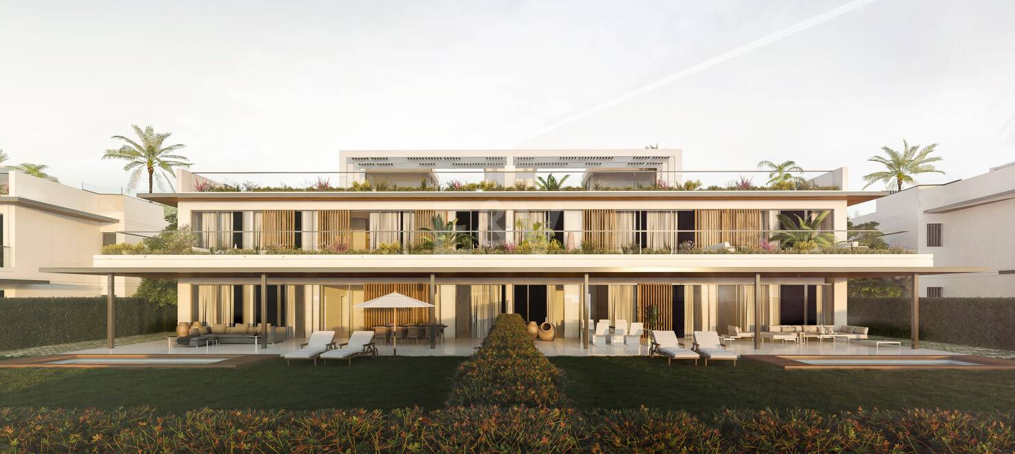 Nouveau Penthouse 3 chambres avec piscine privée et vue unique sur le golf à Santa Clara