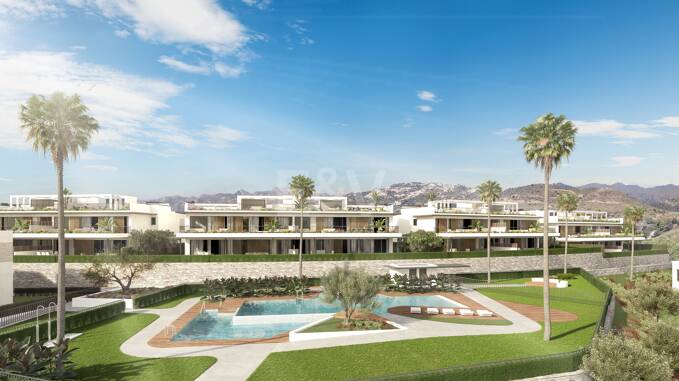 Brandneues Penthouse mit 3 Schlafzimmern, privatem Pool und einzigartigem Blick auf den Golfplatz in Santa Clara
