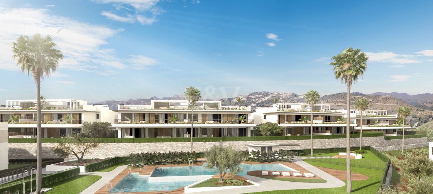 Nouveau Penthouse 3 chambres avec piscine privée et vue unique sur le golf à Santa Clara