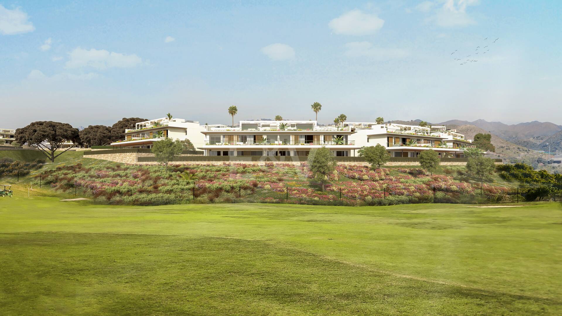Brand New 3-Bedroom Penthouse med privat pool och unik golfvisning i Santa Clara