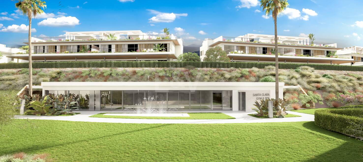 Ático a estrenar con piscina privada en complejo de golf en primera línea