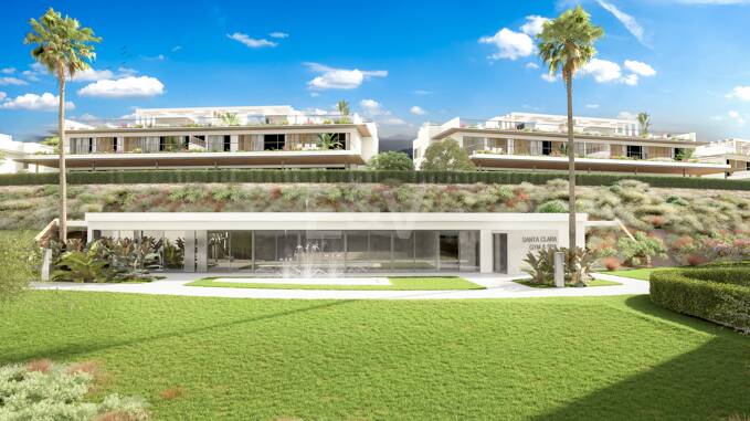 Brandneues Penthouse mit privatem Pool in einer Golfanlage in erster Linie