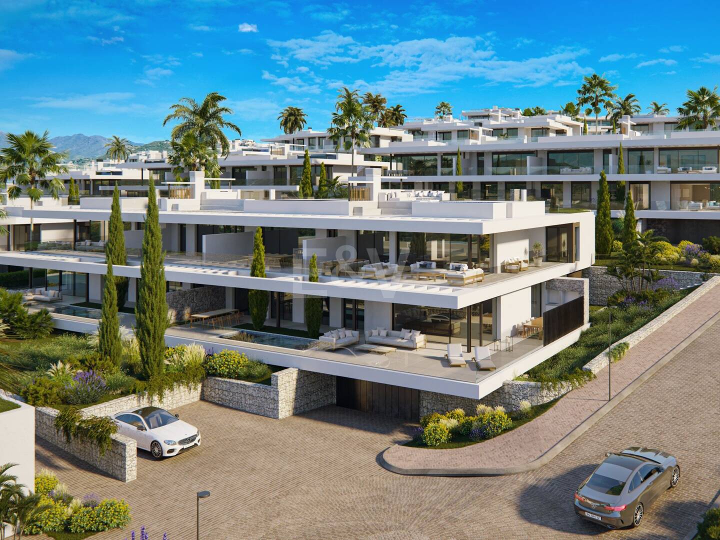 Südosten ausgerichtete Erdgeschosswohnung in luxuriöser Resort-Anlage