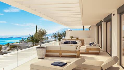 Apartamento en planta baja con orientación sur en una lujosa comunidad residencial