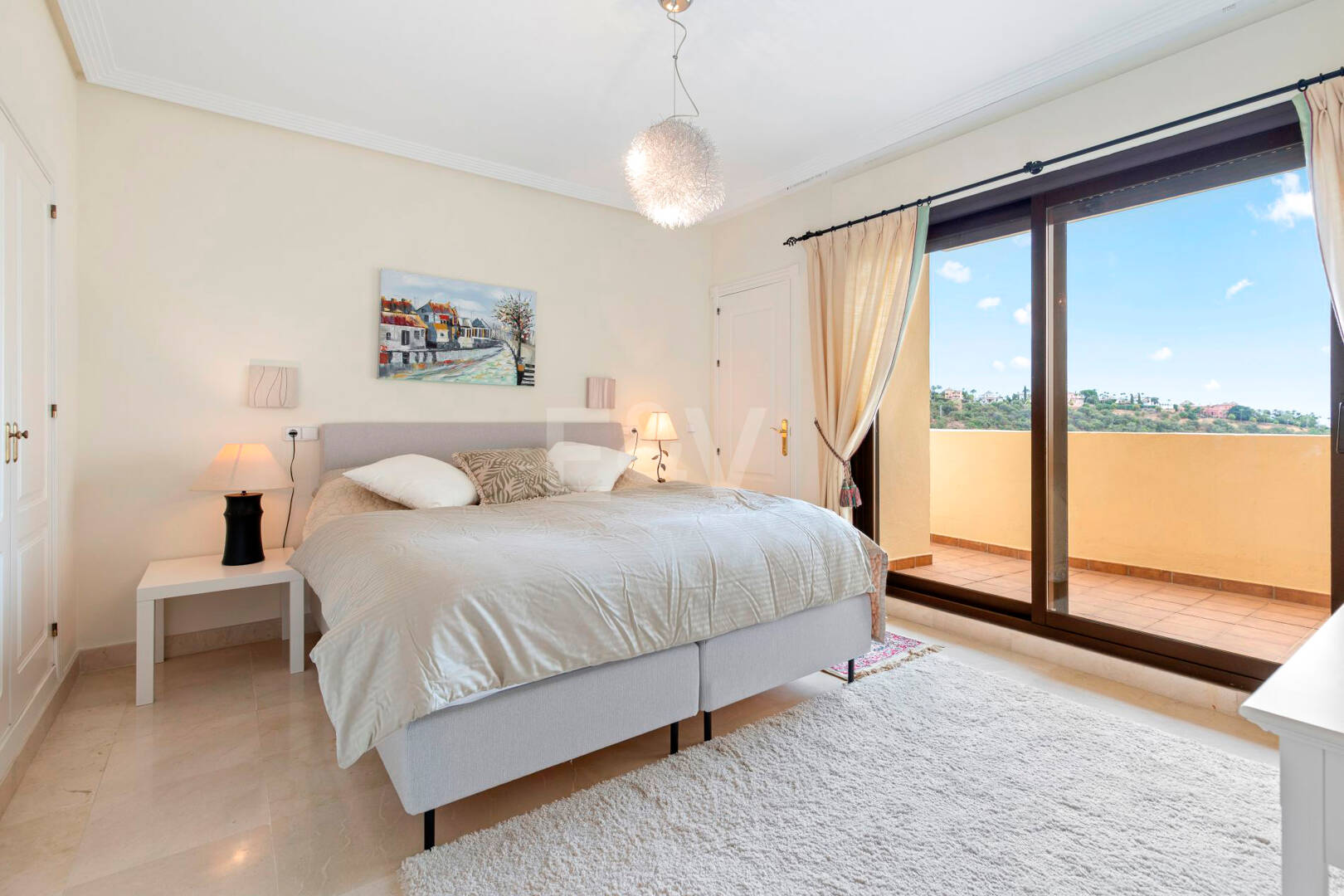 Appartement avec belle vue sur la mer et accès communautaire au golf