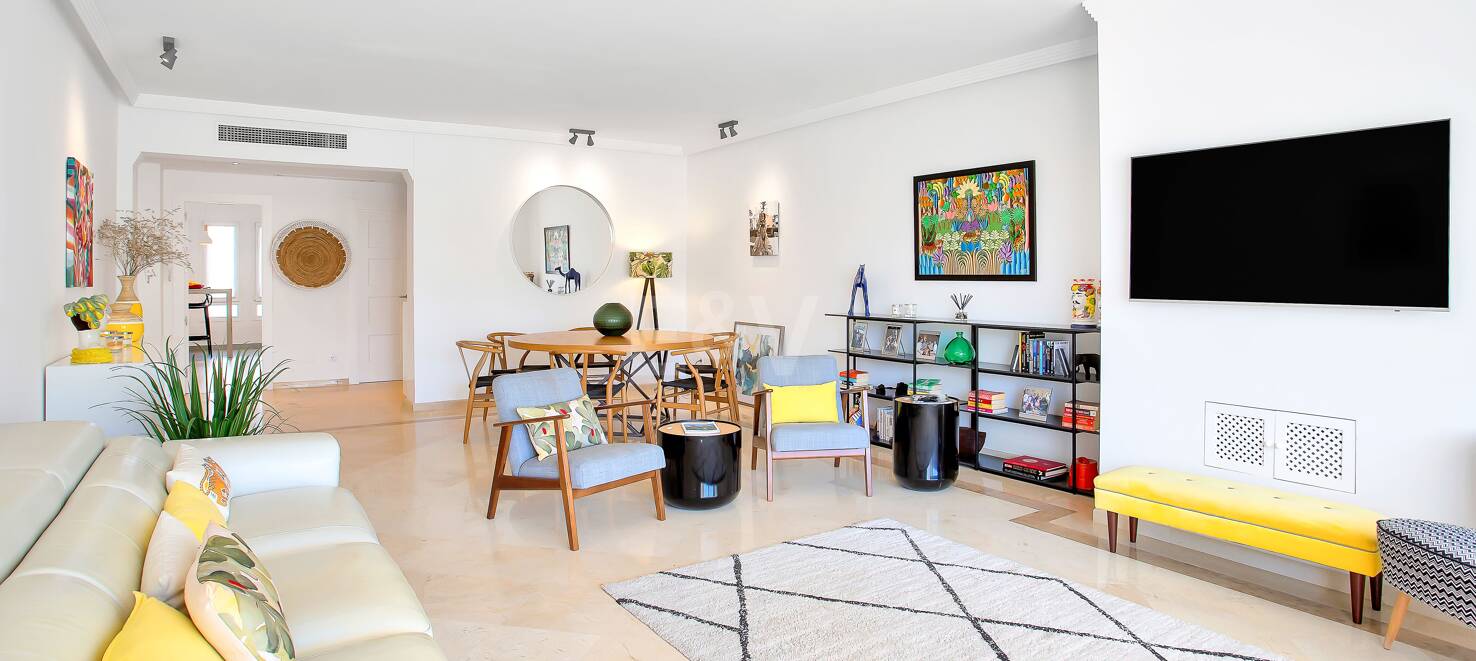 Gartenwohnung in Strandnähe im Palm Beach Komplex, Los Monteros, Marbella Ost