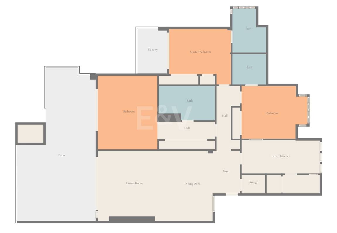 Beachfront Garden Lägenhet i Palm Beach Complex