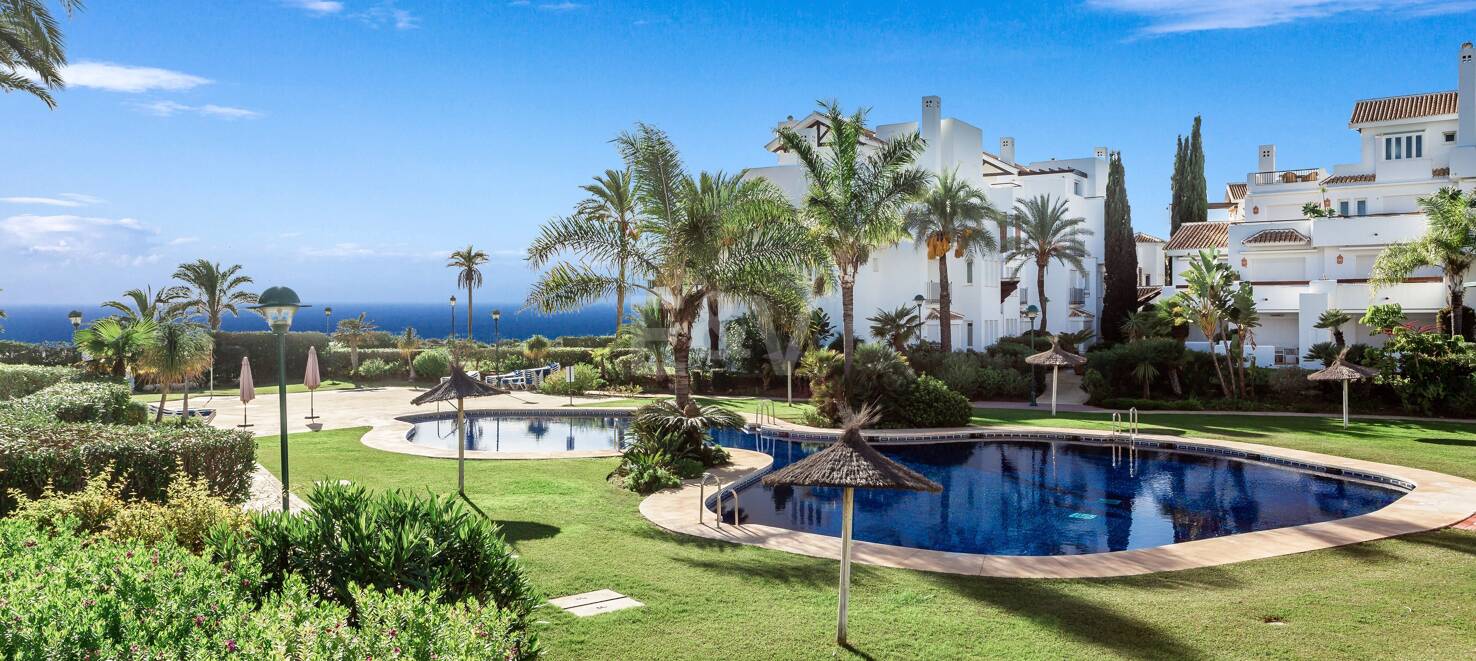 Gartenwohnung in Strandnähe im Palm Beach Komplex, Los Monteros, Marbella Ost