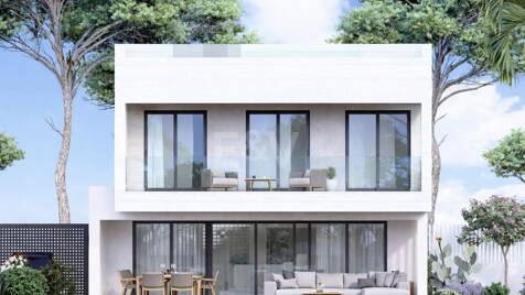 Moderne Neubau-Villa in einer privilegierten Wohngegend